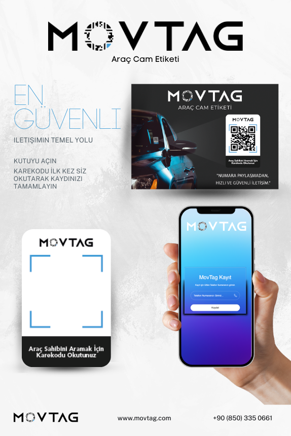 Movtag Araç Cam Etiketi