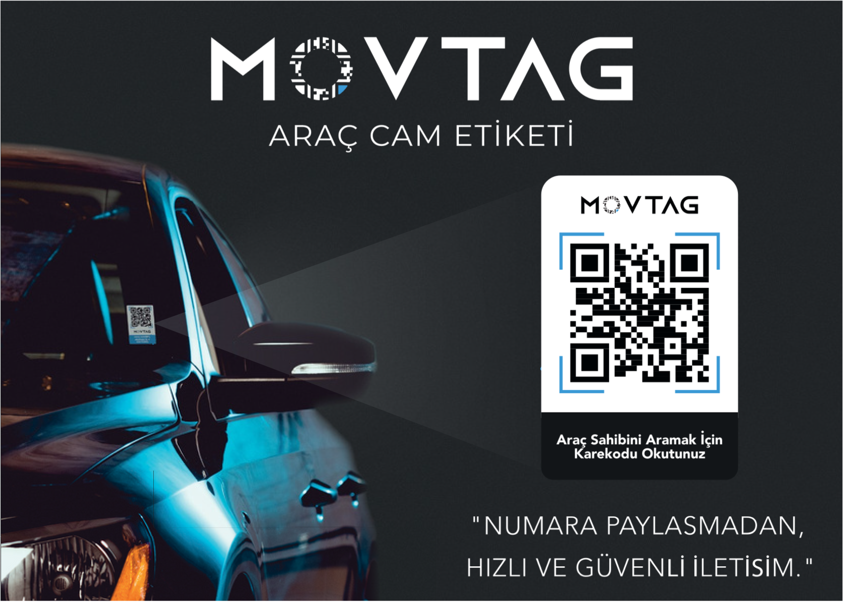Movtag Araç Cam Etiketi