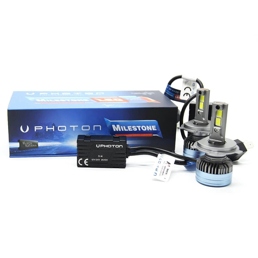 Photon Milestone H4/h19 Black Katana Edition Xenon Far